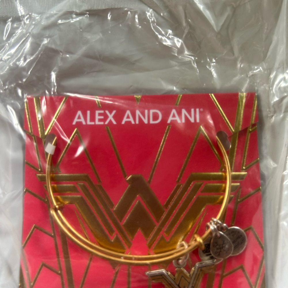 Alex and Ani Gold Wonder Woman Bracelet